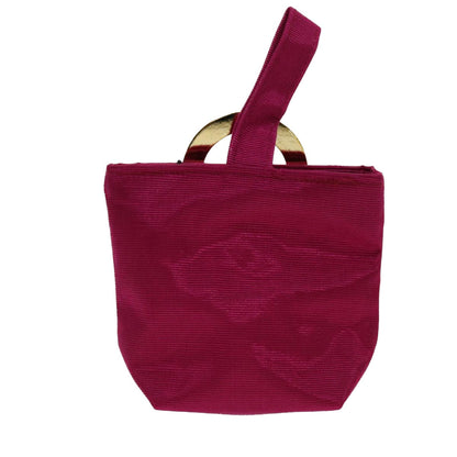 Luxury CELINE Circle Pouch Nylon Pink  am4821