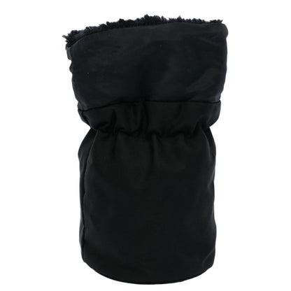Luxury CELINE Circle Pouch Nylon Black  am5193