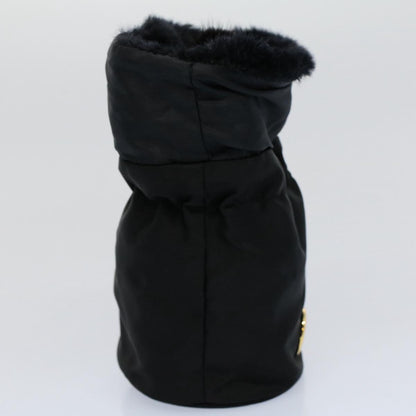 Luxury CELINE Circle Pouch Nylon Black  am5193