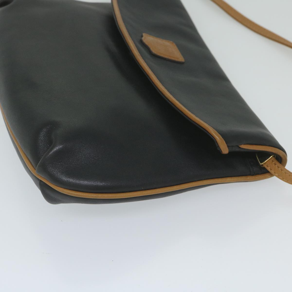 Luxury CELINE Shoulder Bag Leather Black  am5325