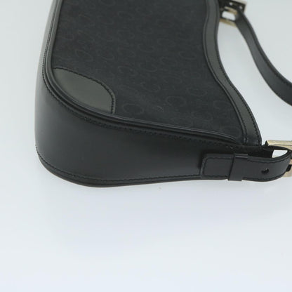 Luxury CELINE C Macadam Canvas Shoulder Bag Black  am5538