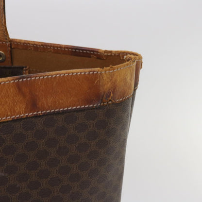 Luxury CELINE Macadam Canvas Tote Bag PVC Brown  am5886