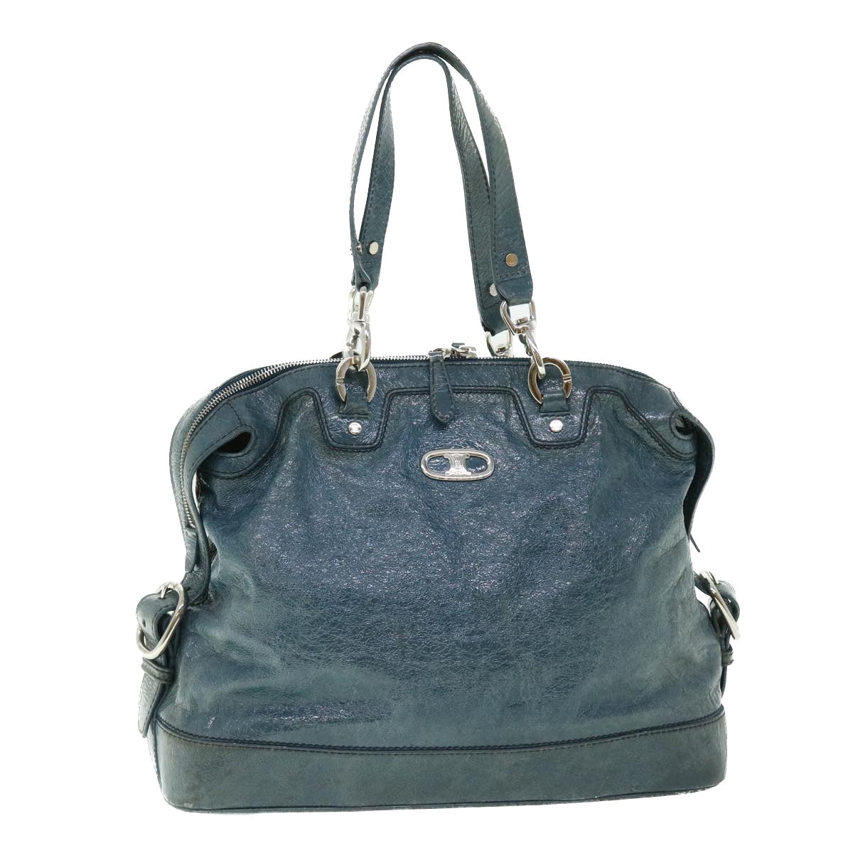 Luxury CELINE Shoulder Bag Leather Blue  ar10025B