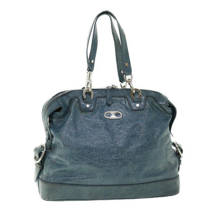 Luxury CELINE Shoulder Bag Leather Blue  ar10025B