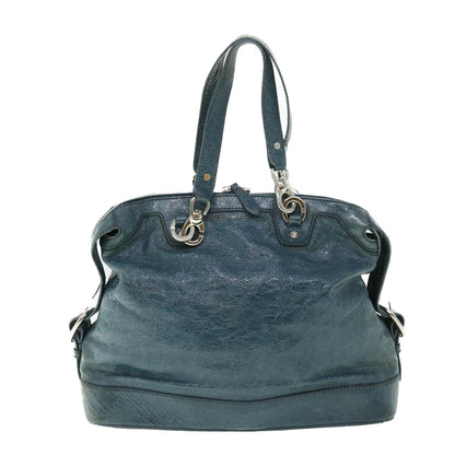 Luxury CELINE Shoulder Bag Leather Blue  ar10025B