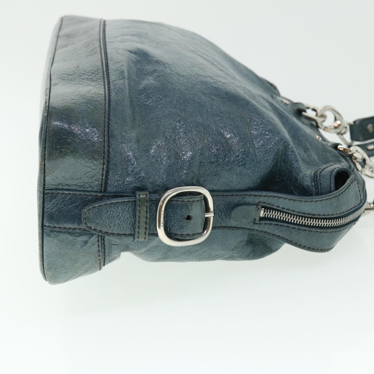 Luxury CELINE Shoulder Bag Leather Blue  ar10025B