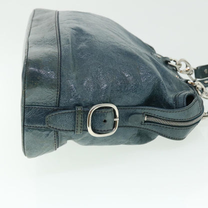 Luxury CELINE Shoulder Bag Leather Blue  ar10025B