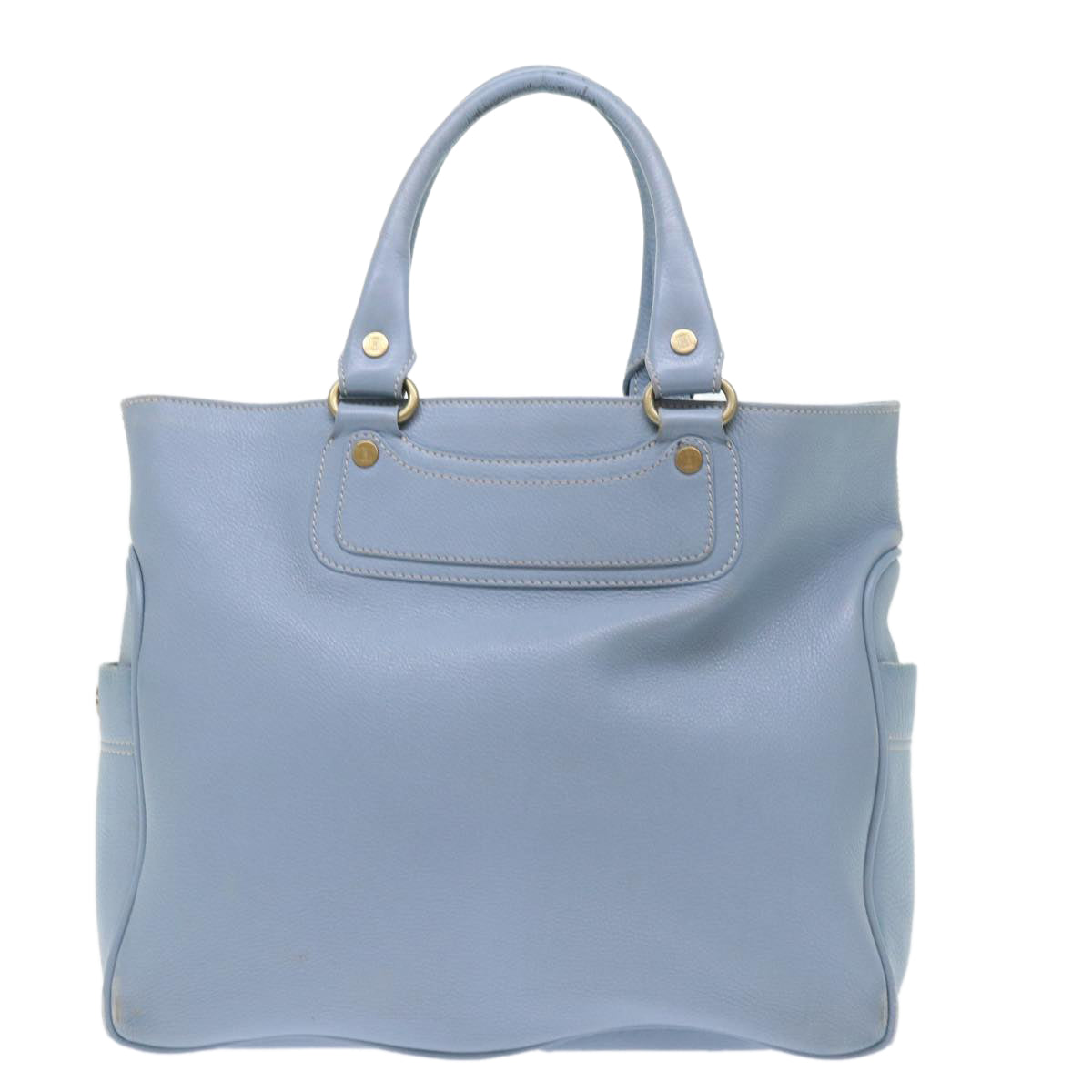 Luxury CELINE Boogie Bag Hand Bag Leather Blue  ar10054B