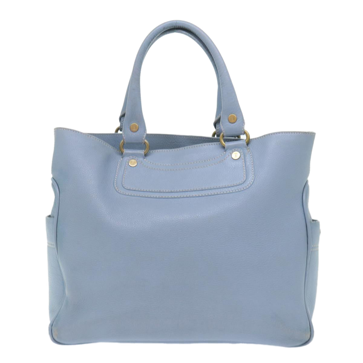 Luxury CELINE Boogie Bag Hand Bag Leather Blue  ar10054B
