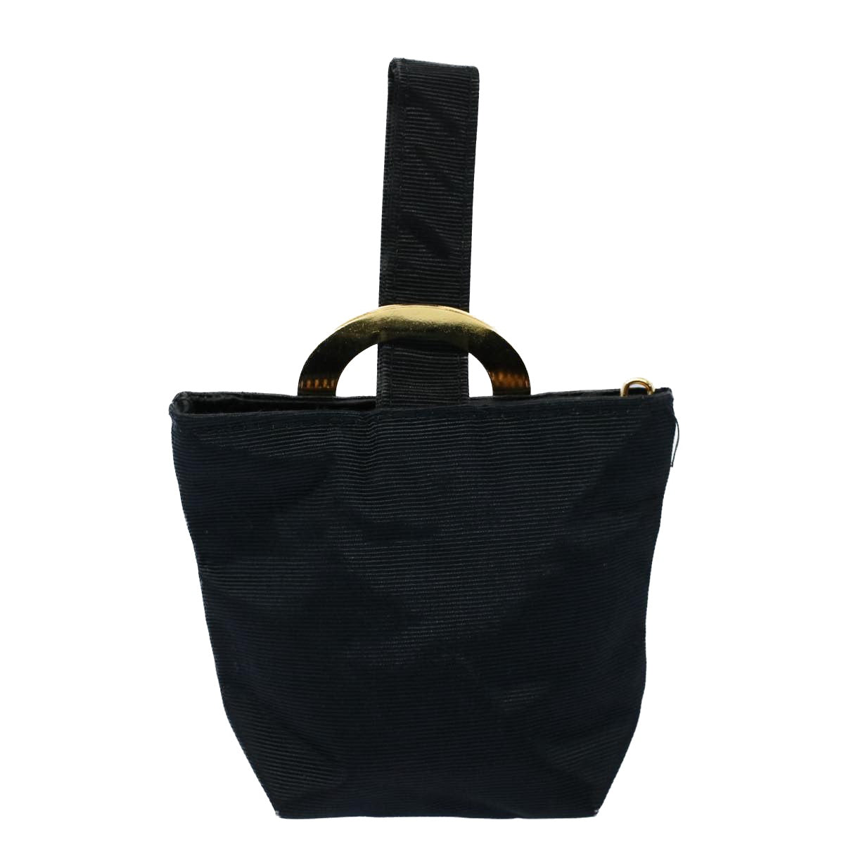 Luxury CELINE Circle Pouch Nylon Black  ar10146B