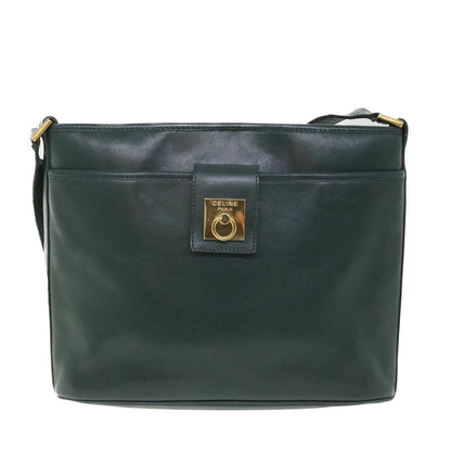 Luxury CELINE Shoulder Bag Leather Green  ar10370B