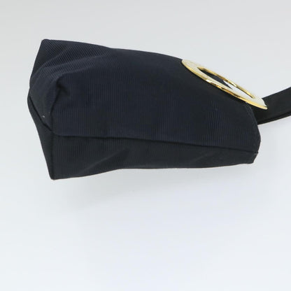 Luxury CELINE Circle Pouch Nylon Black  ar10550B