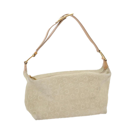 Luxury CELINE C Macadam Canvas Shoulder Bag Beige  ar10626B