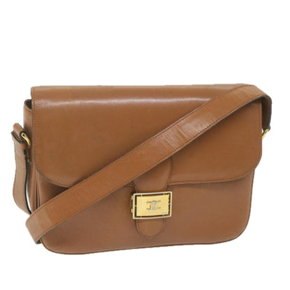 Luxury CELINE Shoulder Bag Leather Brown  ar10831B
