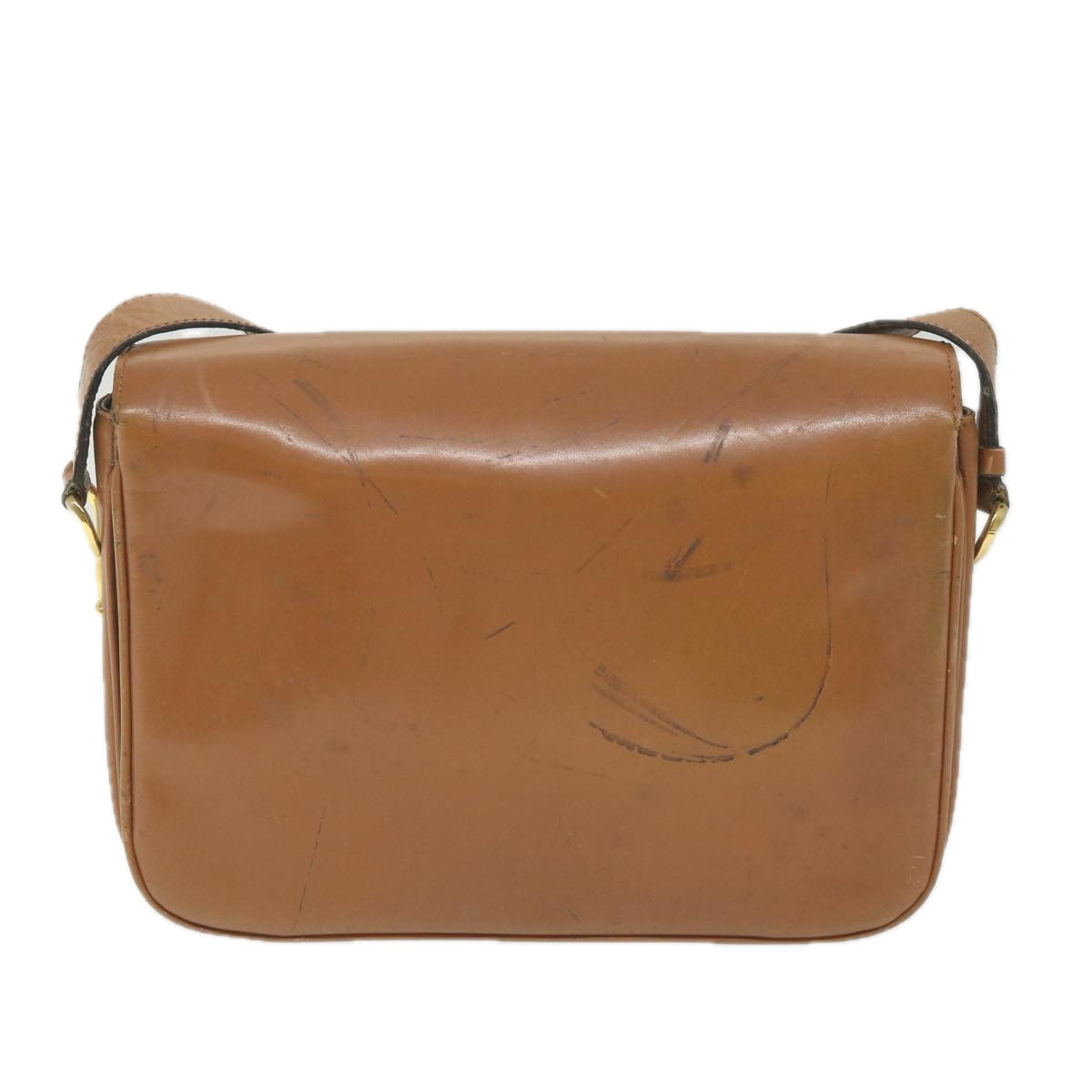 Luxury CELINE Shoulder Bag Leather Brown  ar10831B