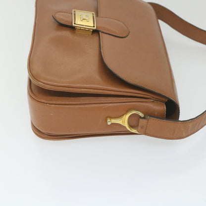 Luxury CELINE Shoulder Bag Leather Brown  ar10831B