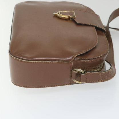 Luxury CELINE Shoulder Bag Leather Brown  ar10843B