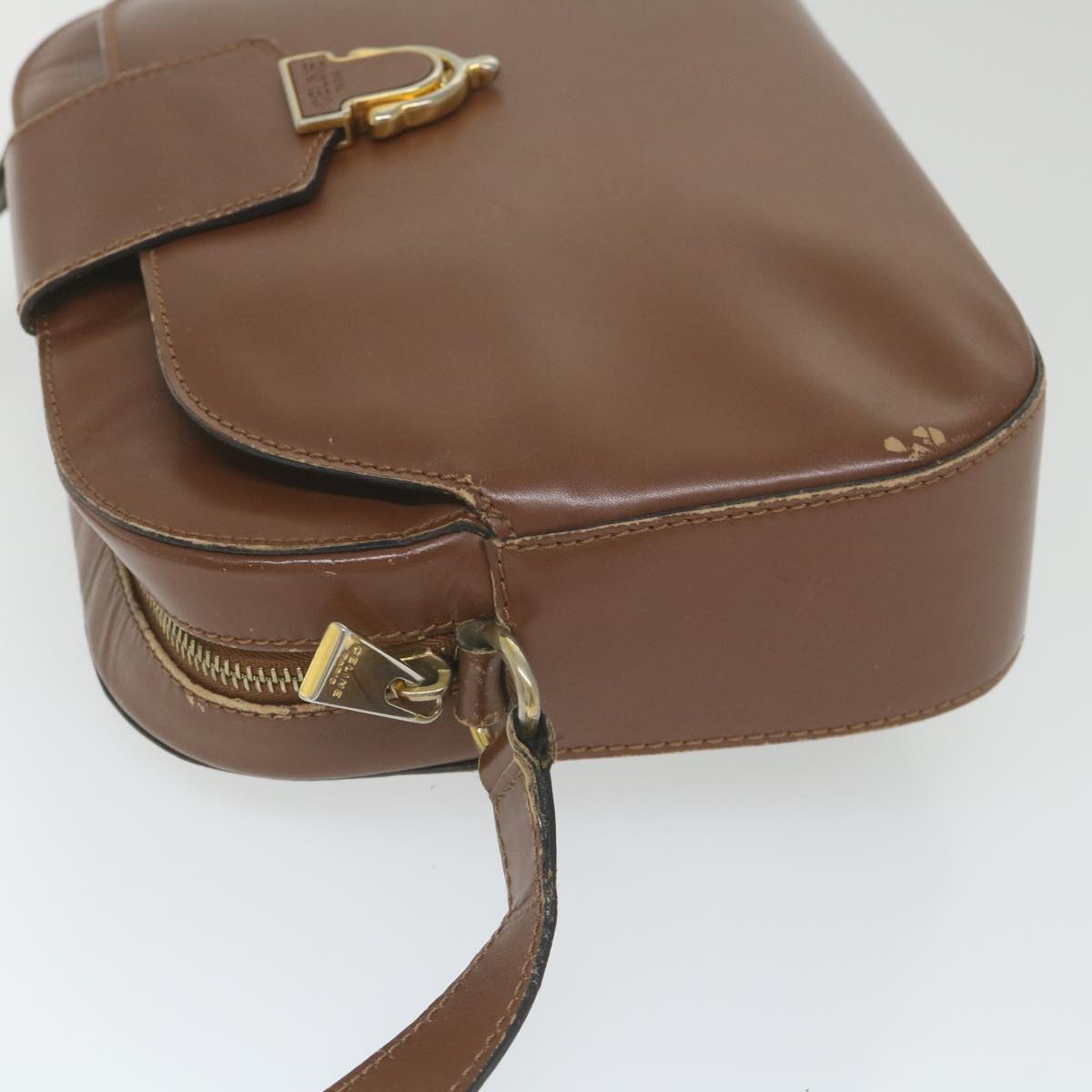 Luxury CELINE Shoulder Bag Leather Brown  ar10843B