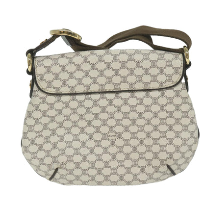 Luxury CELINE Macadam Canvas Shoulder Bag PVC Leather Whe  ar11116