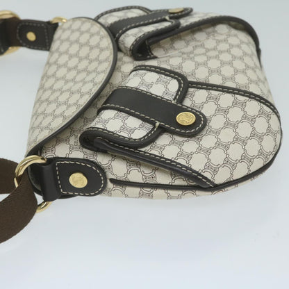 Luxury CELINE Macadam Canvas Shoulder Bag PVC Leather Whe  ar11116