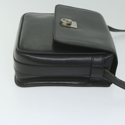 Luxury CELINE Shoulder Bag Leather Black  ar11207