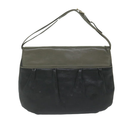 Luxury CELINE Shoulder Bag Leather Black  ar11210