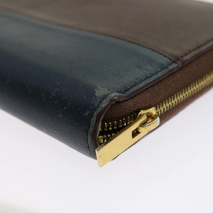 Luxury CELINE Macadam Canvas Wallet Leather 6Set Brown Blue gray  ar11269