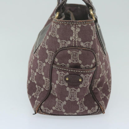 Luxury CELINE Paris Macadam Canvas Boogie Hand Bag Brown  ar11308