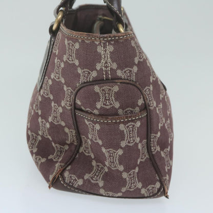 Luxury CELINE Paris Macadam Canvas Boogie Hand Bag Brown  ar11308