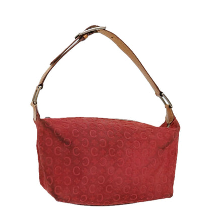 Luxury CELINE C Macadam Canvas Hand Bag Red  ar11578B