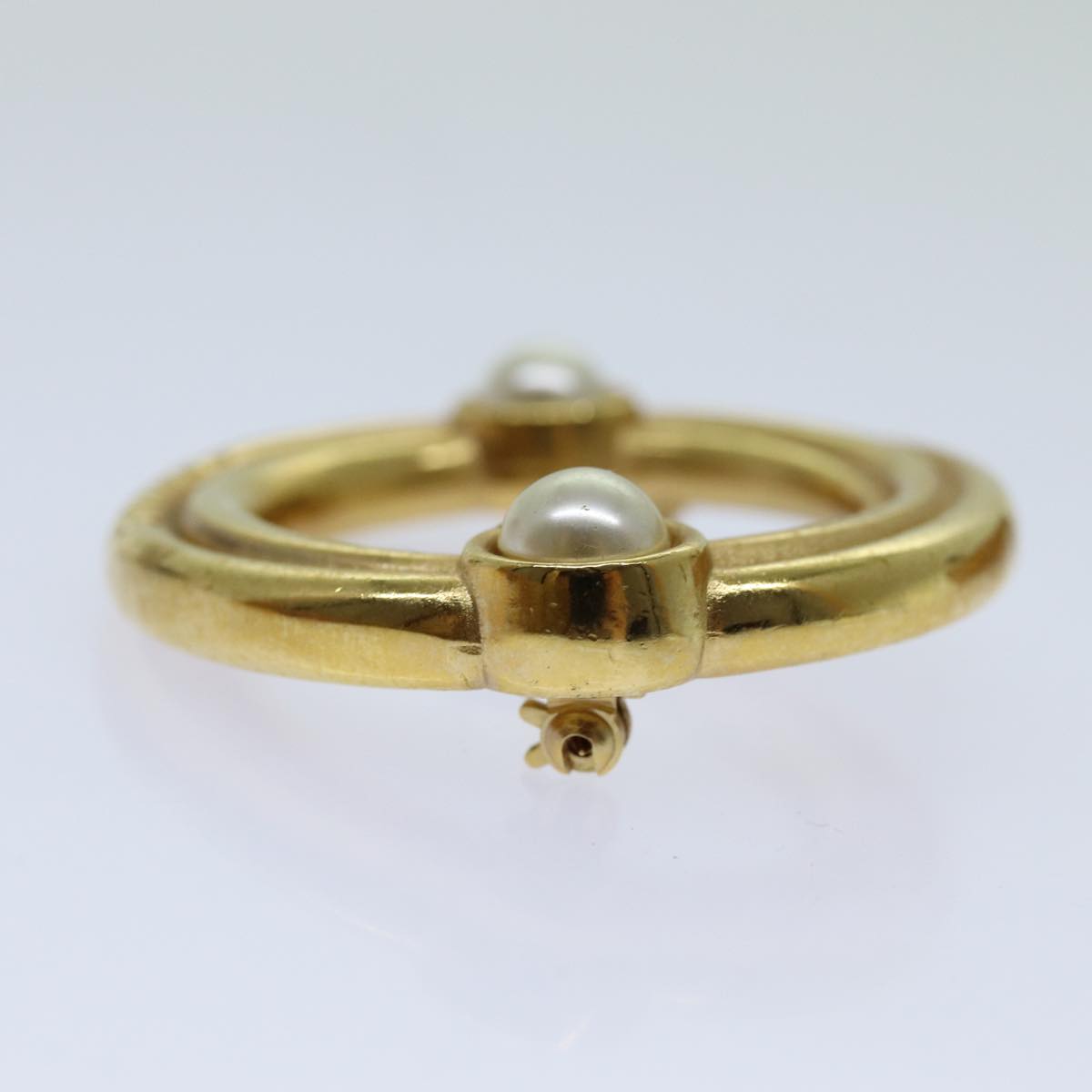 Luxury CELINE Circle Brooch metal Gold  ar11594B