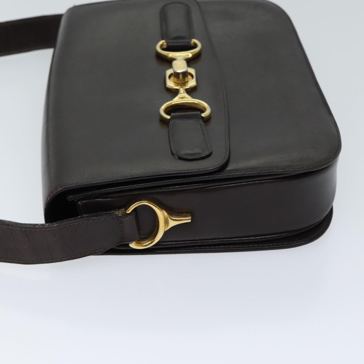 Luxury CELINE Shoulder Bag Leather Brown  ar11623B
