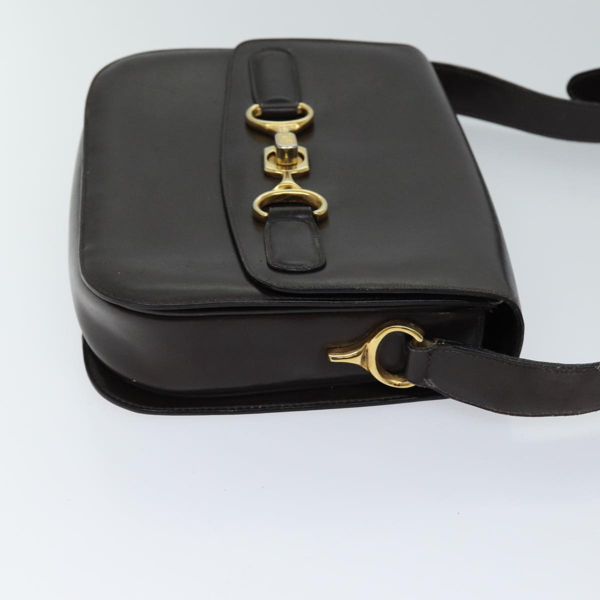 Luxury CELINE Shoulder Bag Leather Brown  ar11623B