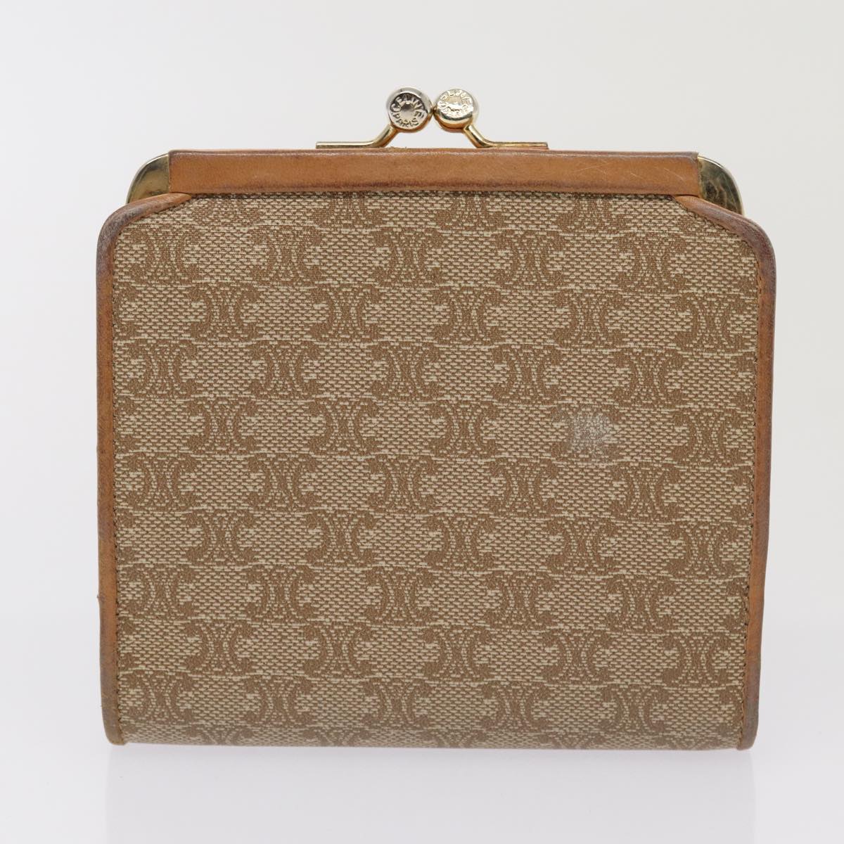 Luxury CELINE Macadam Canvas Wallet PVC 7Set Beige Brown  ar11903