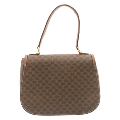 Luxury CELINE Macadam Canvas Hand Bag Brown  ar5139