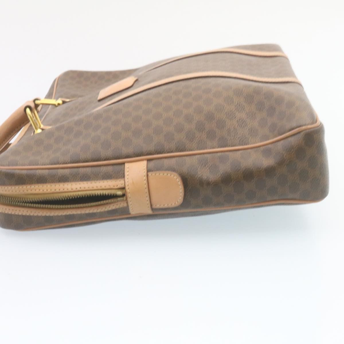 Luxury CELINE Macadam Canvas Hand Bag Brown  ar6250