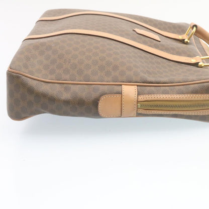 Luxury CELINE Macadam Canvas Hand Bag Brown  ar6250