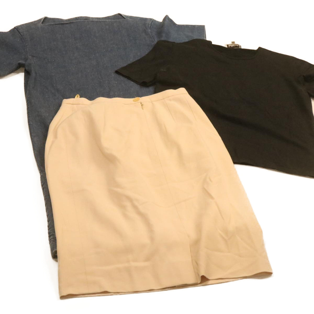 Luxury CELINE Skirt Dress Short-Sleeved T-Shirt 3Set  ar6278