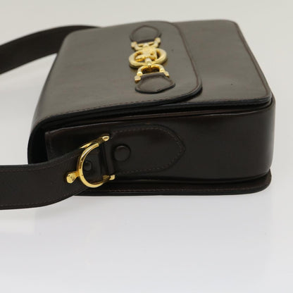 Luxury CELINE Horse Carriage Shoulder Bag Leather Brown  ar7057