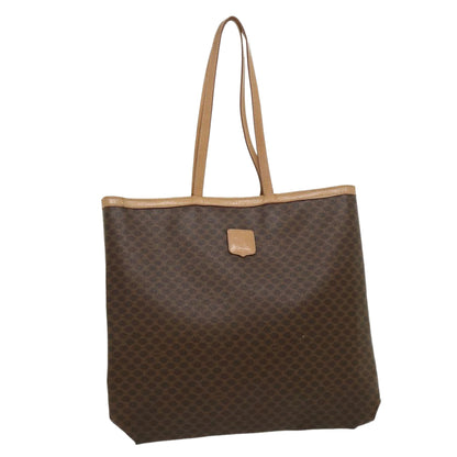 Luxury CELINE Macadam Canvas Tote Bag Brown  ar7191