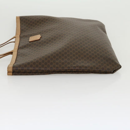 Luxury CELINE Macadam Canvas Tote Bag Brown  ar7191