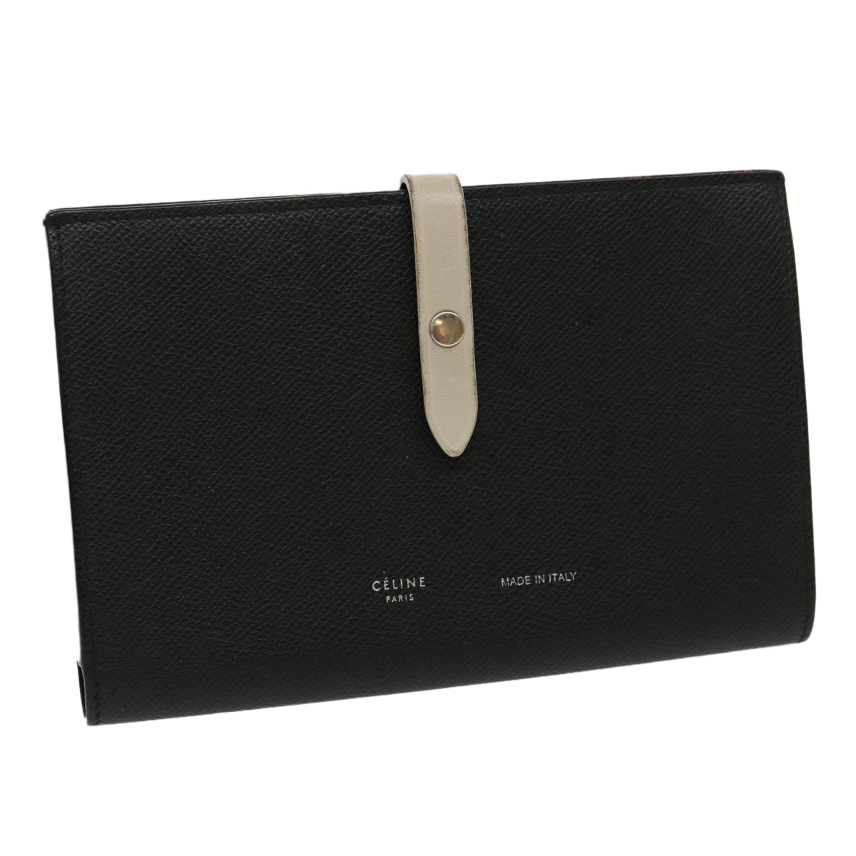 Luxury CELINE Wallet Leather Black  ar7241