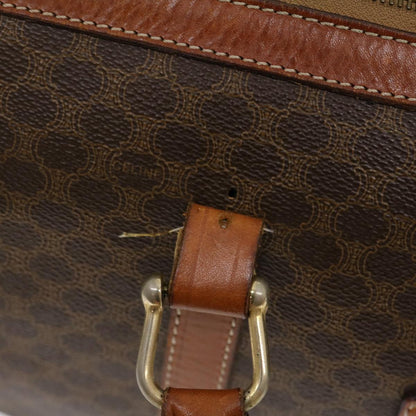 Luxury CELINE Macadam Canvas Boston Bag 5Set Brown  ar7260