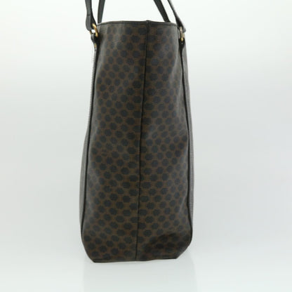 Luxury CELINE Macadam Canvas Tote Bag Black  ar7450