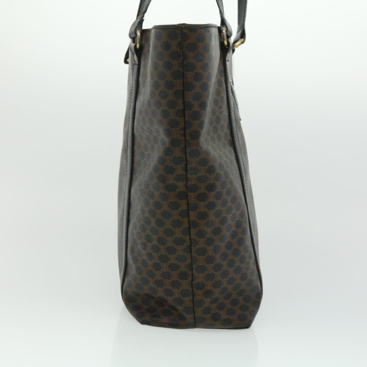 Luxury CELINE Macadam Canvas Tote Bag Black  ar7450