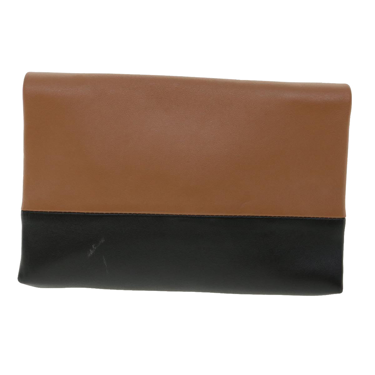 Luxury CELINE Pouch Leather Black Brown  ar8106B