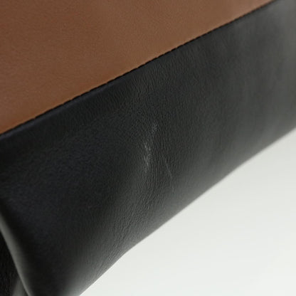 Luxury CELINE Pouch Leather Black Brown  ar8106B