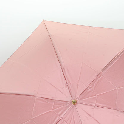 Luxury CELINE Macadam Canvas Folding Umbrella Nylon Pink  ar9495