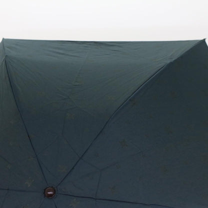 Luxury CELINE Macadam Canvas Folding Umbrella Nylon Green Brown  ar9574