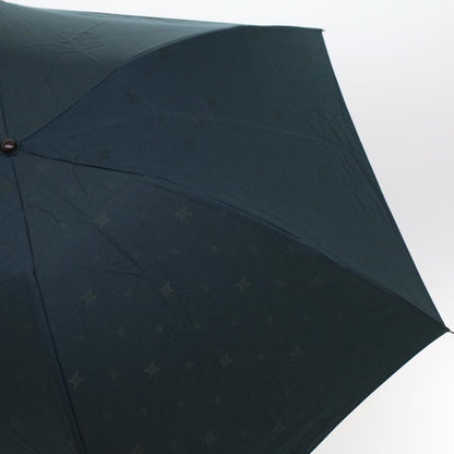 Luxury CELINE Macadam Canvas Folding Umbrella Nylon Green Brown  ar9574